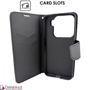 Telone dėklas su skyreliais - juodas (Xiaomi 15) Telone dėklas su skyreliais - juodas (Xiaomi 15)